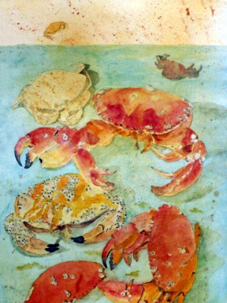 A Crabby Painting