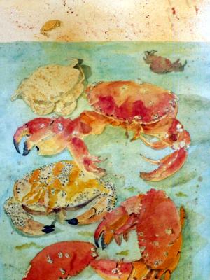 A Crabby Painting