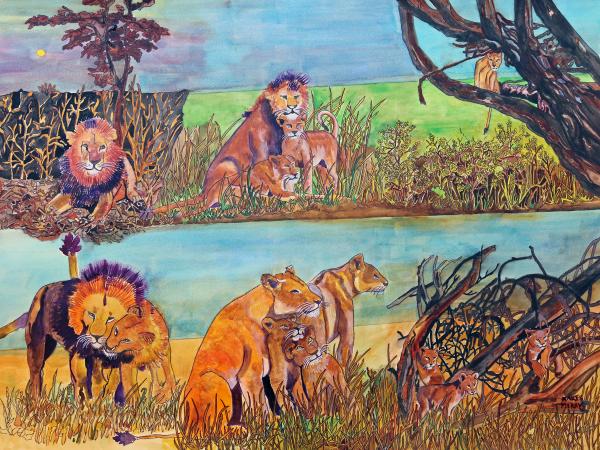 Lion Scenes